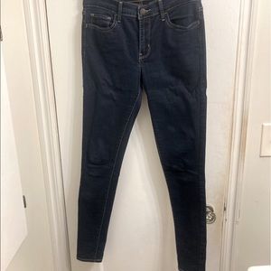 Levi 710 dark blue super skinny jeans